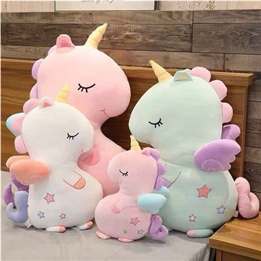 Sitting Unicorn Plush Toy